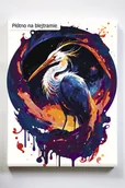 Malowanie po numerach - Obserwator, bocian, ptak, ptaki, malowanie po numerach - miniaturka - grafika 1