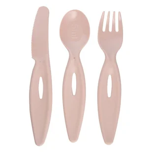 Plastikowe sztućce dla dzieci Pastelowe, Canpol Babies - Sztućce dla dzieci - miniaturka - grafika 1