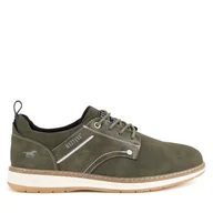 Półbuty męskie - Półbuty Mustang 4197-303 Khaki - miniaturka - grafika 1