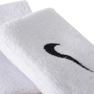 Opaska na rękę NIKE SWOOSH DOUBLEWIDE WRISTBANDS 2 PK - Ściągacze i opaski sportowe - miniaturka - grafika 3