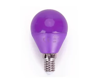 LED Żarówka G45 E14/4W/230V fioletowa - Aigostar - Żarówki LED - miniaturka - grafika 1