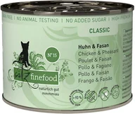 Mokra karma dla kotów - Zestaw Catz Finefood w puszce, 12 x 200 g - Kurczak z mięsem z bażanta - miniaturka - grafika 1