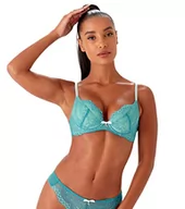 Biustonosze - Gossard Damski biustonosz Superboost koronkowy wyściełany plunge, niebieski ocean, 28F, Błękitny ocean, 60G - miniaturka - grafika 1