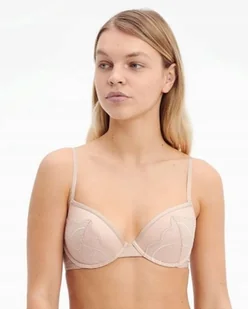 CALVIN KLEIN BIUSTONOSZ BEŻOWY USZTYWNIANY Z KORONKĄ 75D 2A1F4_E* 75D 2_1 - Biustonosze - miniaturka - grafika 1