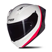 Kaski motocyklowe - Kask Integralny Nolan N60-6 Sport Perłowy/Czarny/PomarańczowyXXL - miniaturka - grafika 1