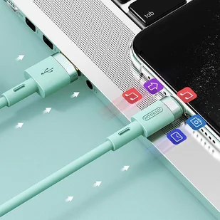 Joyroom kabel USB - Lightning 2,4A 1,2 m (S-1224N2 Red) - Kable USB - miniaturka - grafika 10