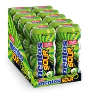 Gumy do żucia, lizaki, dropsy - Mentos Sour Greenapple Gum 30G - miniaturka - grafika 1