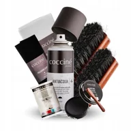 Środki do obuwia i ubrań - Zestaw do Butów Impregnat Wodoodporny Pasta Czarna Szczotki do Czyszczenia - miniaturka - grafika 1