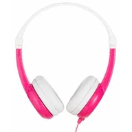 Słuchawki - BuddyPhones Słuchawki dla Dzieci 3+ Connect Różowe (BP-CO-PINK-01-K) - miniaturka - grafika 1
