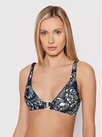 Stroje kąpielowe - Seafolly Góra od bikini Folklore Longline 31268-933 Granatowy - miniaturka - grafika 1