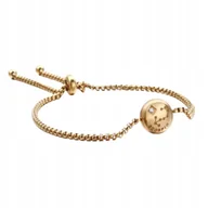 Bransoletki - Bransoletka Zodiakalna Skorpion - złoty kolor, regulowana - miniaturka - grafika 1