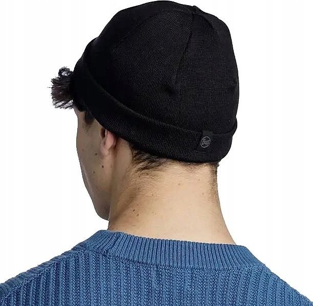 Buff Buff Elro Knitted Hat Beanie 1323269991000 Czarne One size