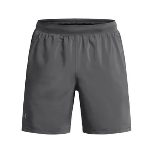 Męskie Spodenki UNDER ARMOUR UA LAUNCH 7'' SHORTS 1382620-025 – Szary - Spodenki męskie - miniaturka - grafika 1