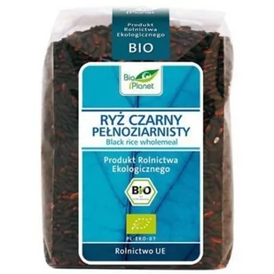 Bio Planet SERIA NIEBIESKA (ryże, kasze, ziarna) RYŻ CZARNY PEŁNOZIARNISTY BIO - Ryż - miniaturka - grafika 1