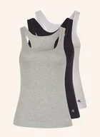 Koszulki i topy damskie - Calvin Klein Top, 3 Szt. 100% Cotton schwarz - miniaturka - grafika 1