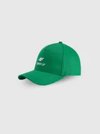 Czapki damskie - 4F Czapka z daszkiem strapback uniseks - zielona S/M - miniaturka - grafika 1