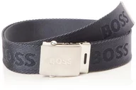Paski - BOSS Męski pasek Icon-Ro-J_Sz35, granatowy410, 90, Navy410 - miniaturka - grafika 1