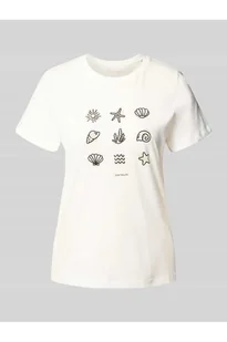 T-shirt o kroju regular fit z czystej bawełny - Tom Tailor - Koszulki i topy damskie - miniaturka - grafika 1