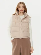 Kamizelki damskie - Guess Bezrękawnik V4RL02 WFYE2 Beżowy Regular Fit - miniaturka - grafika 1