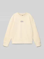 Swetry dla chłopców - Bluza o kroju regular fit z nadrukiem z logo - miniaturka - grafika 1