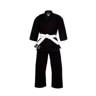 Kimono do Karate 8 OZ czarne - Kimona, stroje i obuwie - miniaturka - grafika 1