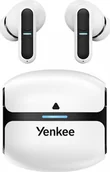 Słuchawki - Yenkee YHP 9BT WE TWS Biało-czarne - miniaturka - grafika 1