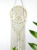 Dekoracje domu - Łapacz Snów Ecru - miniaturka - grafika 1