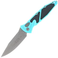 Noże - Nóż automatyczny Microtech Socom Elite Auto S/E Turquoise Aluminium/3M, Apocalyptic M390 by Tony Marfione (160A-10APTQ) - miniaturka - grafika 1