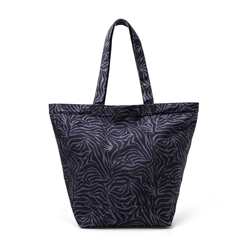 Amazon Essentials Damska torba Aewm87547 bardzo duża torba, torba na noc na podróż, czarny nadruk zwierzęcy, jeden rozmiar