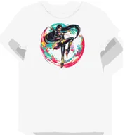 Koszulki i topy damskie - Koszulka damska biała z nadrukiem złotej szpilki Bayonetta XXL - miniaturka - grafika 1