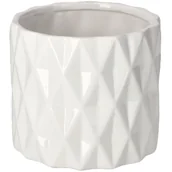 Donice - Doniczka ceramiczna donica ozdobna na kwiaty osłona cylinder czarna rośliny - KOTARBAU - miniaturka - grafika 1