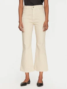 Marella Jeansy Kerry 2513131044 Beżowy Flare Fit - Spodnie damskie - miniaturka - grafika 1