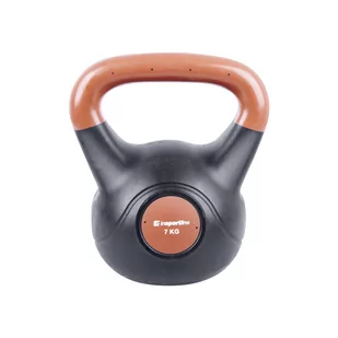 InSportLine Hantla bitumiczna Kettlebell Dark 7 kg 1IN-10736 - Kettlebell - miniaturka - grafika 1