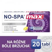 Suplementy naturalne - Sanofi Aventis NO-SPA Max 80 mg 20 tabl - miniaturka - grafika 1