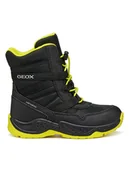 Botki damskie - Geox Botki zimowe "Sentiero" w kolorze czarnym - miniaturka - grafika 1