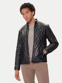 Kurtki męskie - JOOP! Kurtka skórzana 17 Boys 1500150 80000851 Czarny Regular Fit - miniaturka - grafika 1