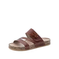 Sandały damskie - Rieker Damskie sandały z paskiem 68251, sandały damskie, Braun 22, 41 EU - miniaturka - grafika 1