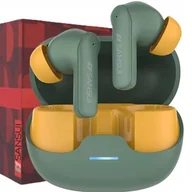Słuchawki - Sansui W23 ANC ENC SPORT v5.4 HD HiFi zielone - miniaturka - grafika 1