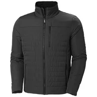 Kurtki męskie - Helly Hansen Męska kurtka izolacyjna Crew 2.0, czarna, XL - miniaturka - grafika 1