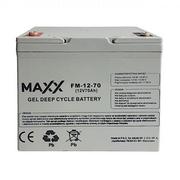 Akumulatory ogólnego zastosowania - Akumulator Żelowy Maxx 70Ah 12V - miniaturka - grafika 1