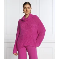 Swetry damskie - Liviana Conti Golf | Relaxed fit | z dodatkiem kaszmiru - miniaturka - grafika 1