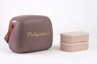 Lodówki turystyczne - Lunch box POLARBOX lodówka turystyczna mauve + brąz 6L - miniaturka - grafika 1