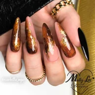 Lakiery hybrydowe - Molly Lac Lakier hybrydowy MollyLac Pinup Girl Rock & Roll 10 ml Nr 372 - miniaturka - grafika 1