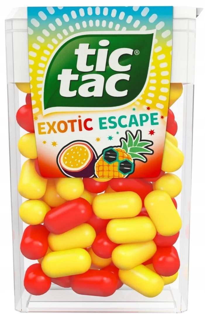 Tic Tac drażetki o smaku ananasa i marakui 18 g