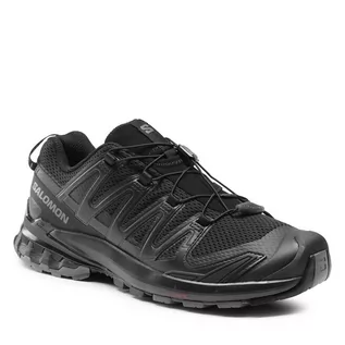 Buty trekkingowe męskie - Trekkingi Salomon Xa Pro 3D V9 L47271800 Black/Phantom/Pewter - grafika 1