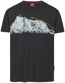 Koszulki męskie - Trespass cashing męski T-shirt z nadrukiem, czarny, xl MATOTSN10013_BLKXL - grafika 1