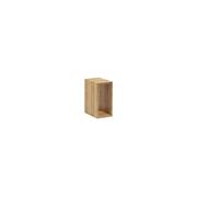Półki do salonu - Regał Mały AA100 Connect Wood Uniqform Naturalny Fornir Dębowy, Dąb - miniaturka - grafika 1