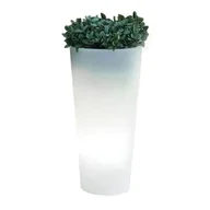 Lampy ogrodowe - Lampa stojąca Gardena Moderno ABR-LODM-E27 Abruzzo doniczka IP65 biały - miniaturka - grafika 1