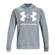 Bluzy męskie - Bluza fitness męska Under Armour Rival Fleece Big Logo HD z kapturem - miniaturka - grafika 1