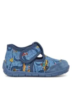 Buty dla chłopców - Froddo Kapcie Classic Slippers G1700411-1 M Niebieski - miniaturka - grafika 1